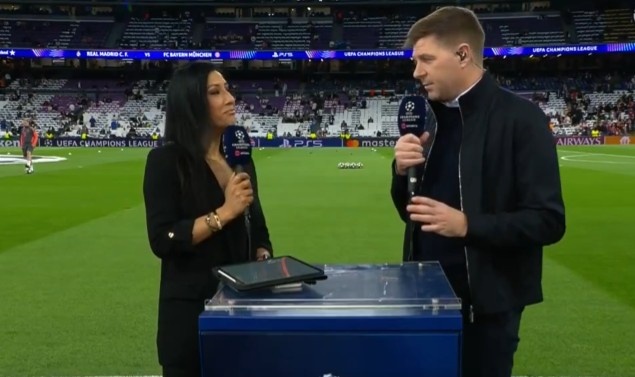 杰拉德：皇马球员到了欧冠就能提升表现，预测主场2-1拜仁